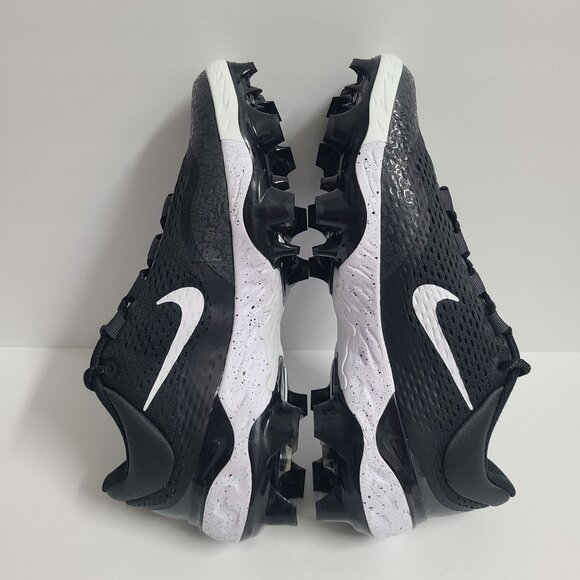 NEW Nike Alpha Huarache Elite 4 Low MCS Baseball Cleats FD6221-003 Size 9 Black main image 4